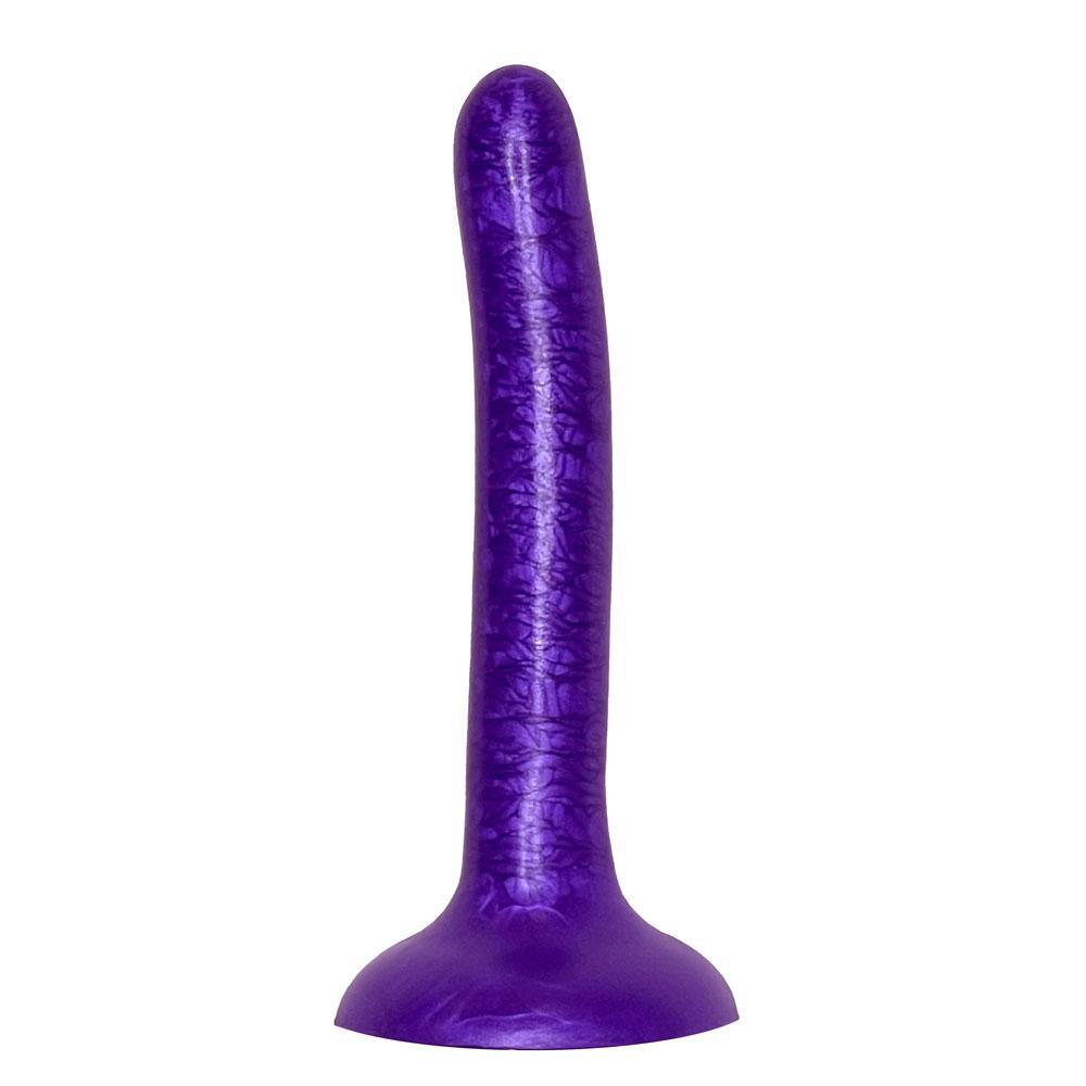 5" Peg Silicone Dildo - Pearlescent - Purple