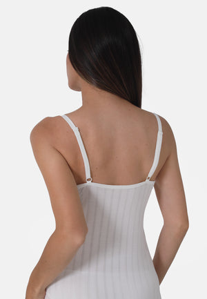 Sassa Natural Stripe Cami - Ivory
