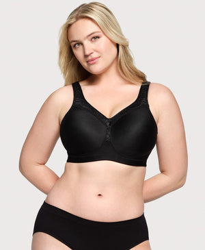 Glamorise MagicLift Seamless Support Bra - Black