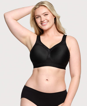 Glamorise MagicLift Seamless Support Bra - Black