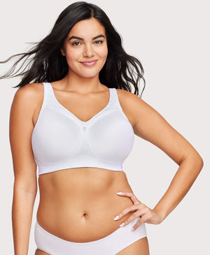 Glamorise MagicLift Seamless Support Bra - White