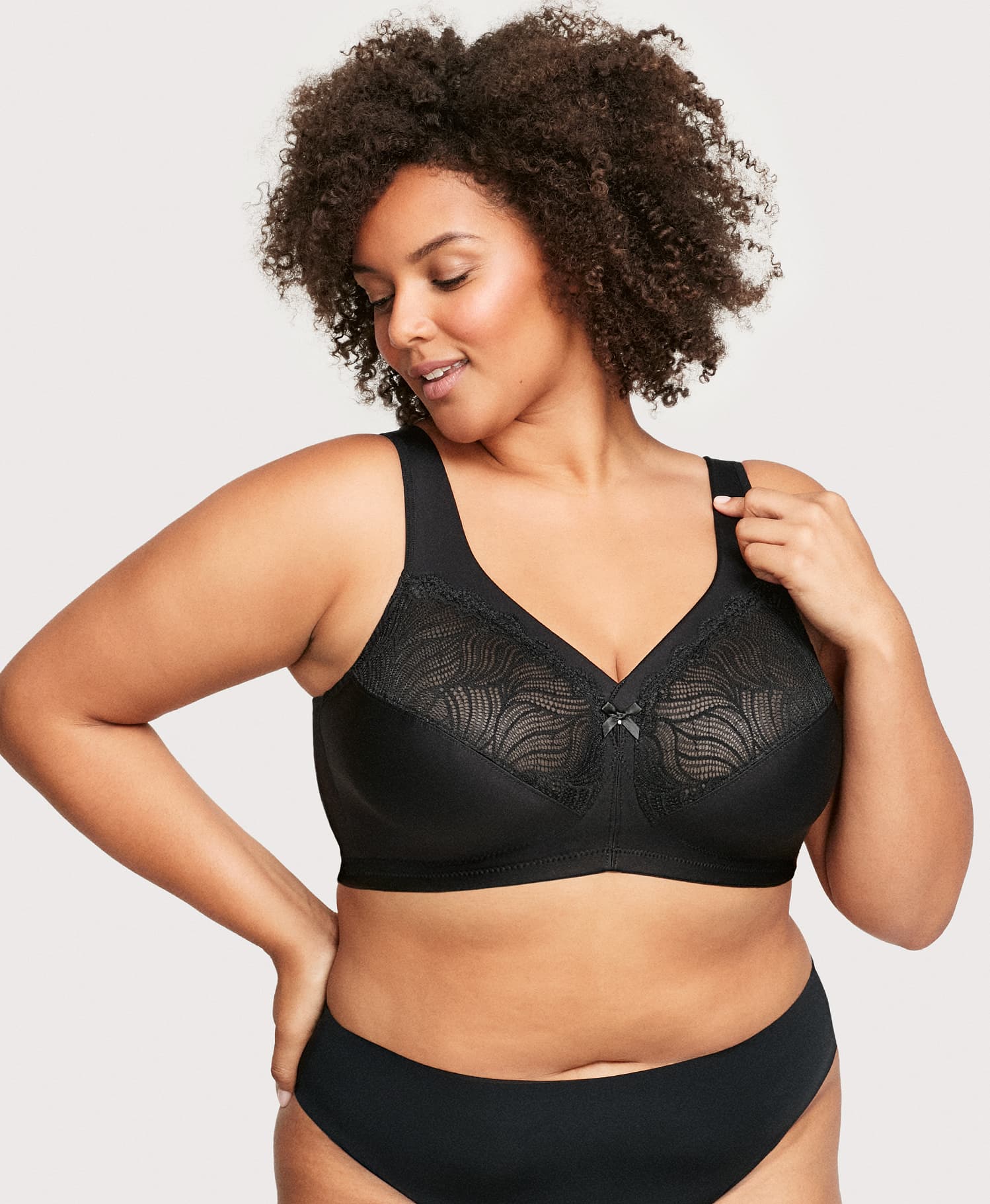 Glamorise MagicLift Natural Shape Bra - Black