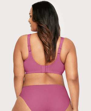 Glamorise MagicLift Natural Shape Bra - Red Violet