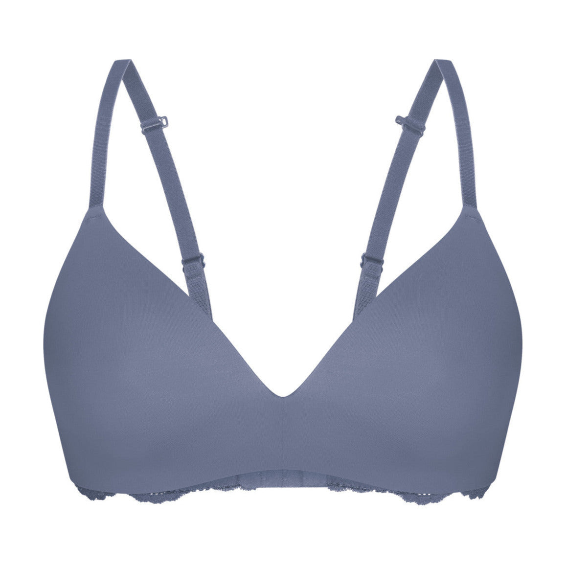 Sassa No-wire Lace Moulded Bra - Grey