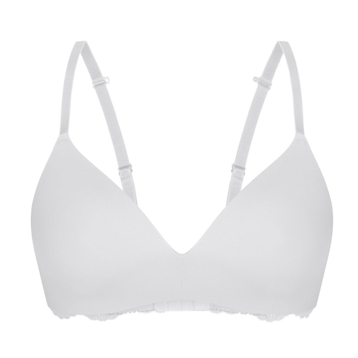 Sassa No-wire Lace Moulded Bra - White