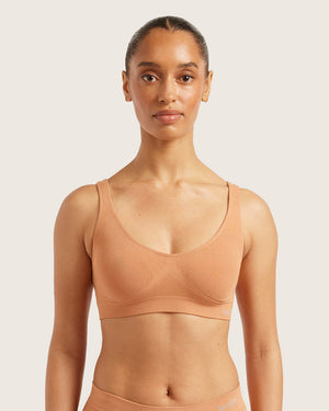 Boody Shaper Crop Bra - Dune