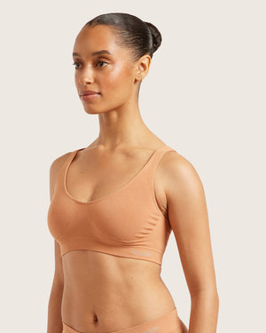 Boody Shaper Crop Bra - Dune