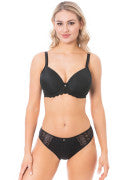 Sassa Preformed Padded Underwire Bra - Black