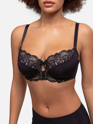 Celine Full Cup Bra - Black