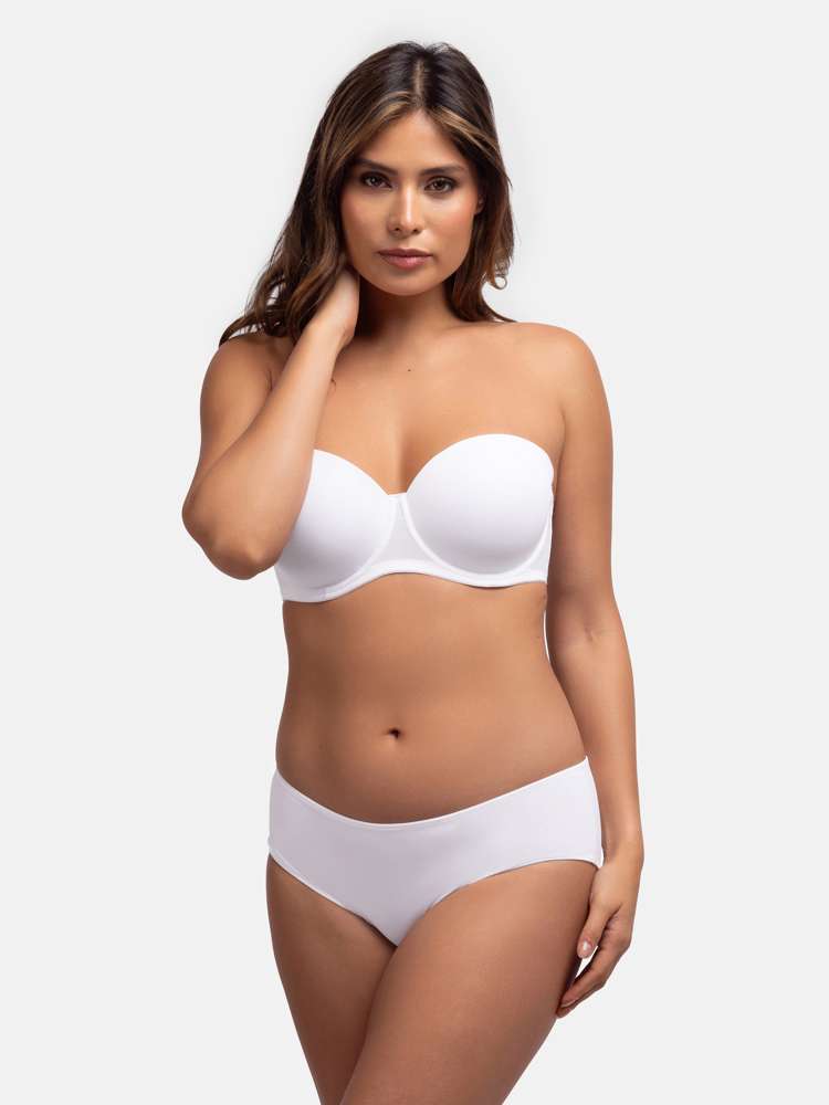 Dorina Michelle Balcony Strapless Bra - White