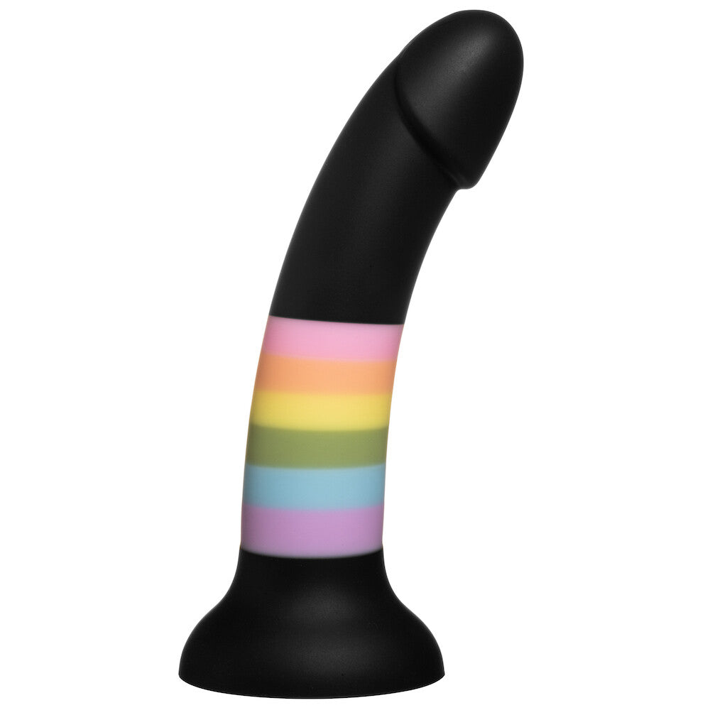 Rodeoh 6" Sol Prysm Silicone Dildo - Rainbow