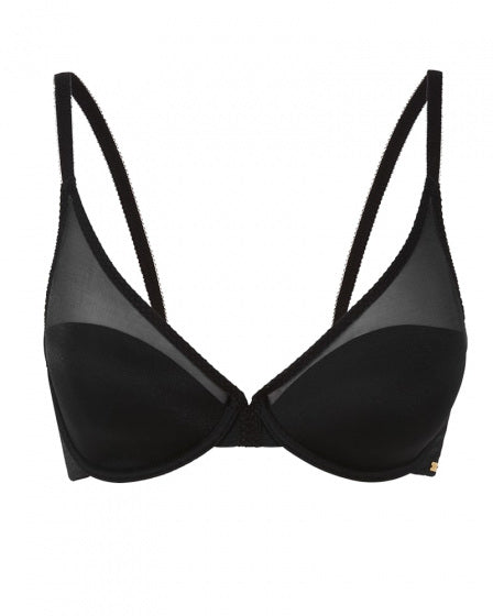 Glossies - Lightly Padded Bra - Black