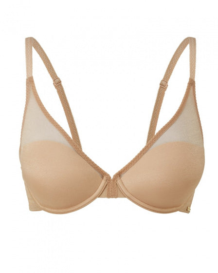 Glossies - Lightly Padded Bra - Beige