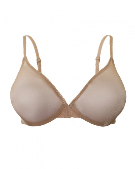 Glossies - Sheer Bra - Beige