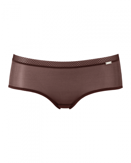 Glossies - Sheer Shorts - Brown