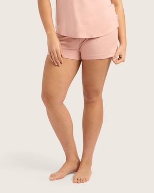 Boody Goodnight Sleep Shorts - Dusty Pink