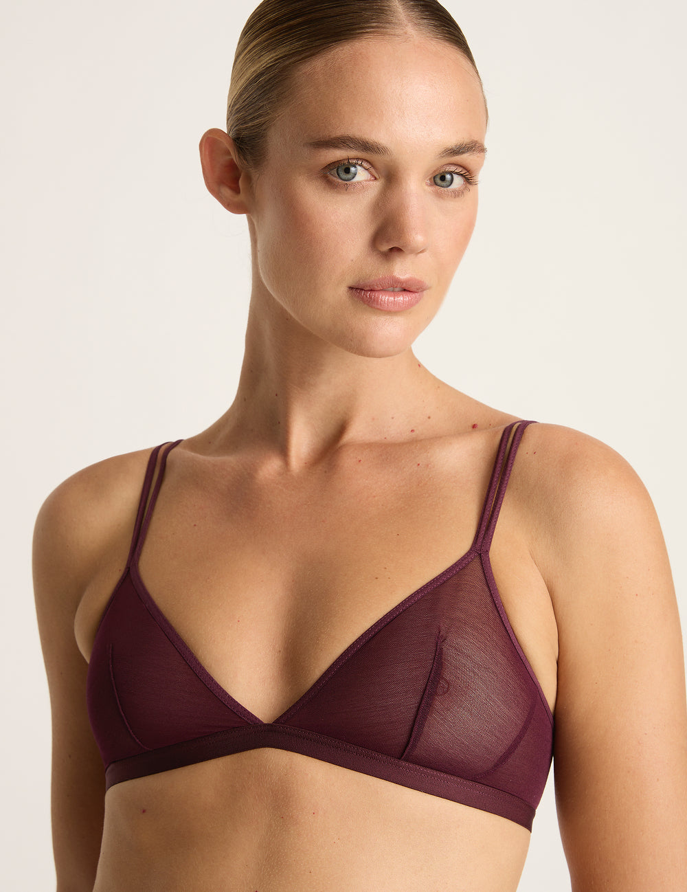 Boody FreeMesh Triangle Bralette - Fig