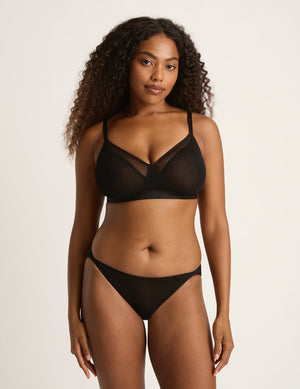 Boody FreeMesh Full Bust Wireless Bra - Black