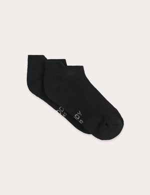 Boody Men's Sports Ankle Socks - Black