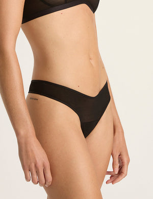 Boody FreeMesh G-String - Black