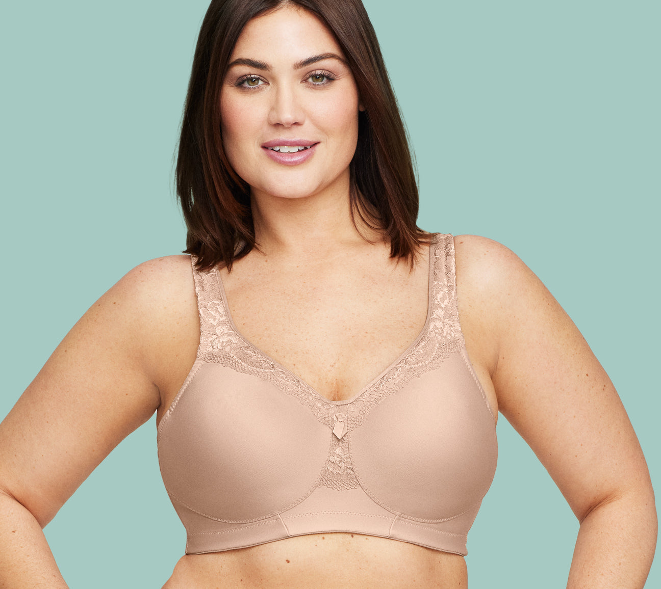 Glamorise MagicLift Seamless Support Bra - Beige