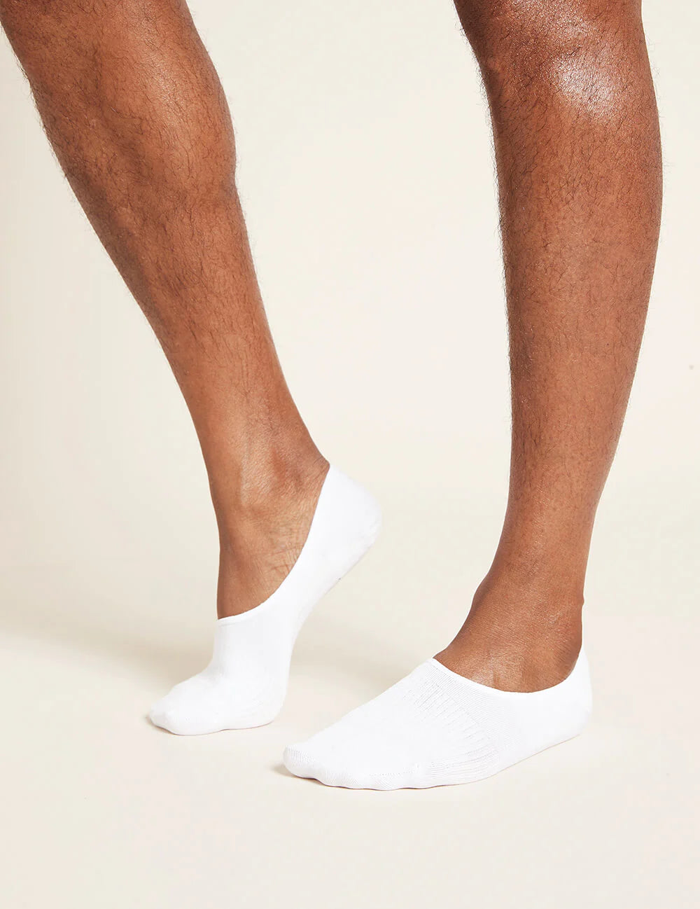 Boody Men's Invisible Socks - White