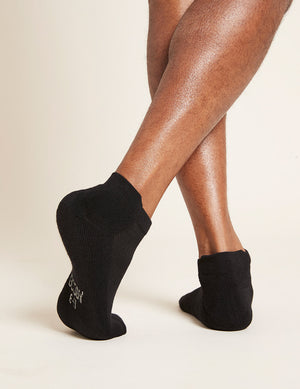 Boody Men's Sports Ankle Socks - Black