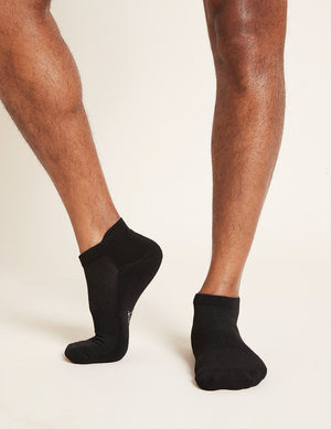Boody Men's Sports Ankle Socks - Black