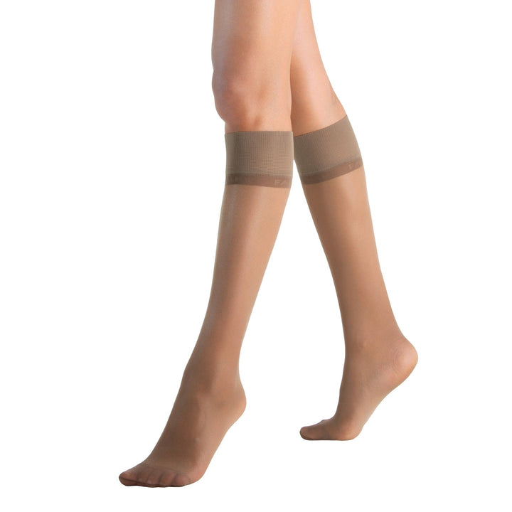 Falke Bright Silk 15 Knee Highs - With It