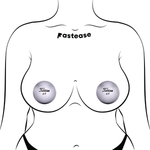Pastease Titties Golf Ball Nipple Pasties