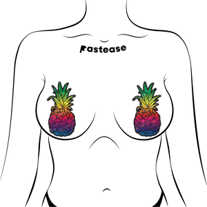 Pastease Rainbow Pineapple Nipple Pasties