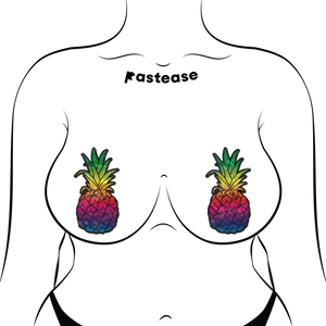 Pastease Rainbow Pineapple Nipple Pasties
