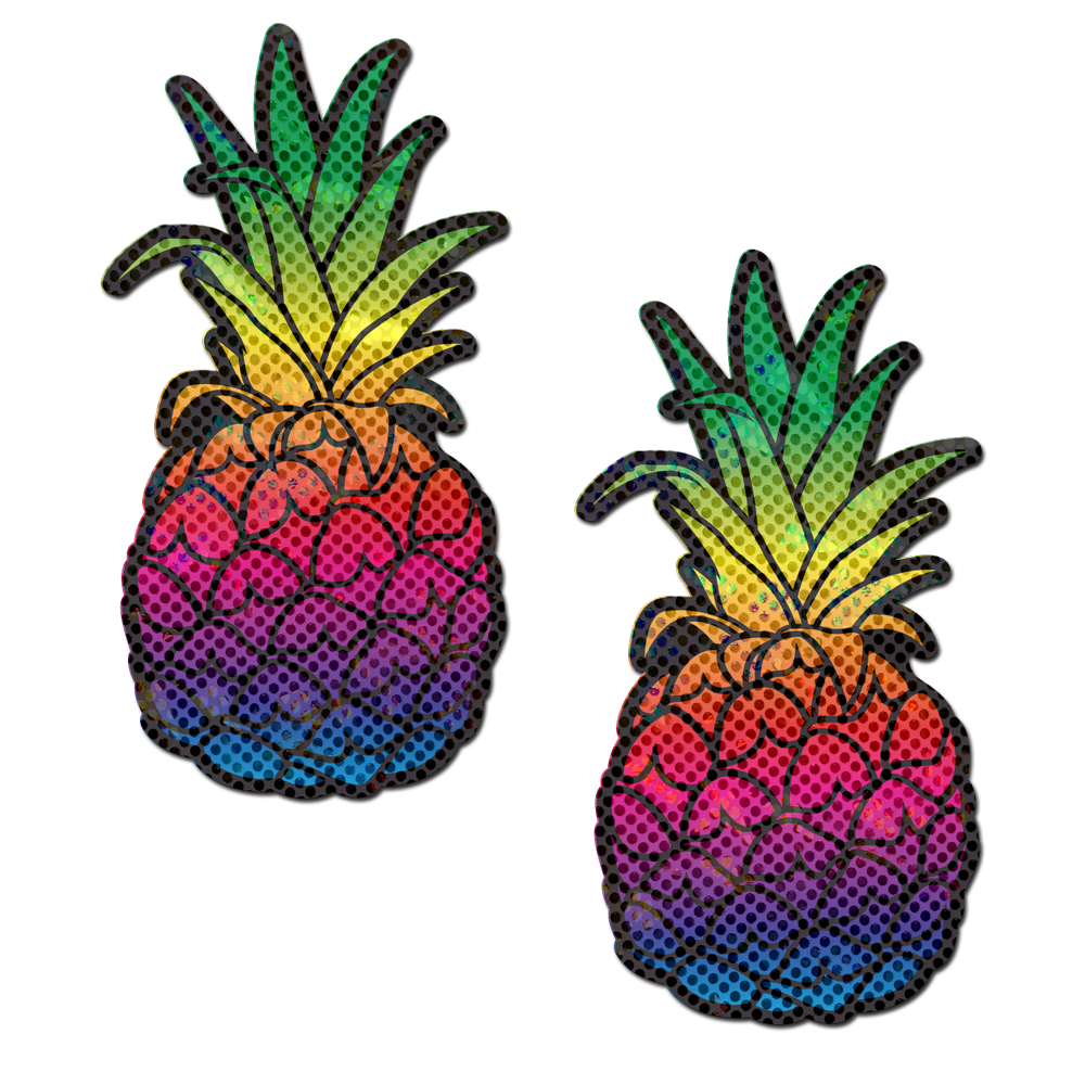 Pastease Rainbow Pineapple Nipple Pasties