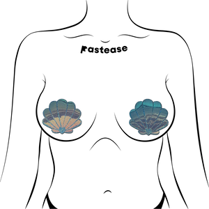 Pastease Two-Tone Shell Nipple Pasties