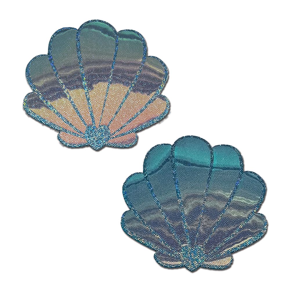 Pastease Two-Tone Shell Nipple Pasties