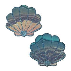 Pastease Two-Tone Shell Nipple Pasties