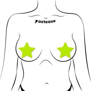 Pastease Glow in the Dark Star Nipple Pasties