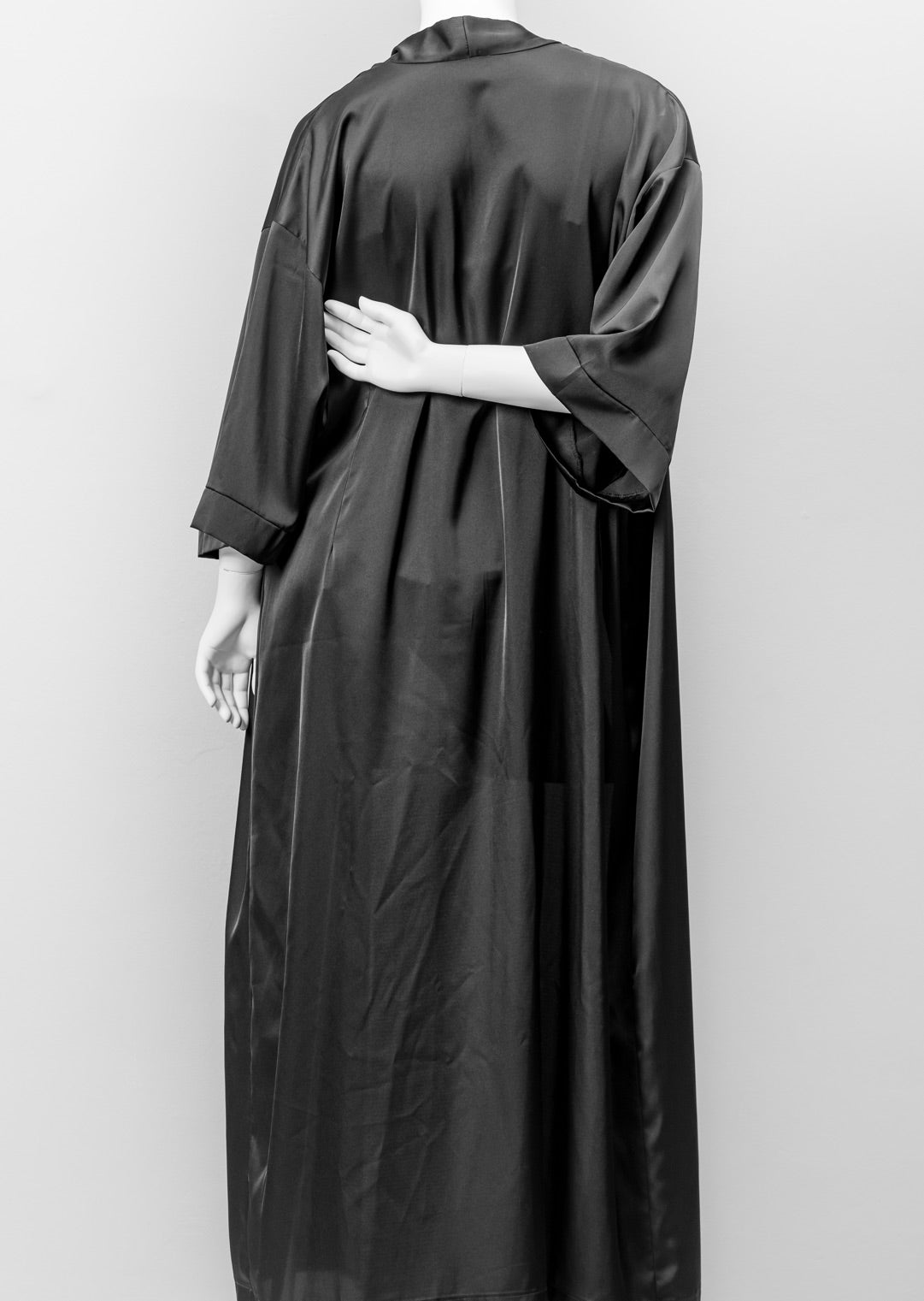 Beltza Black Kimono Robe