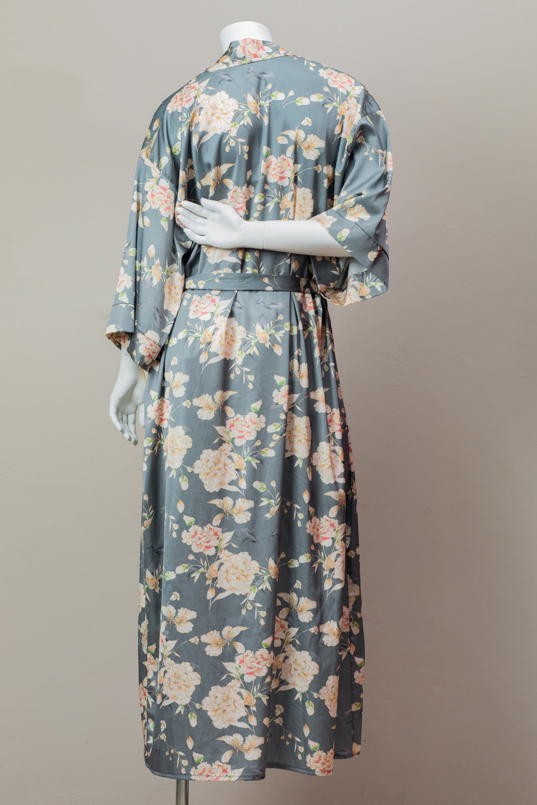 Beltza Fleur Grise Printed Kimono